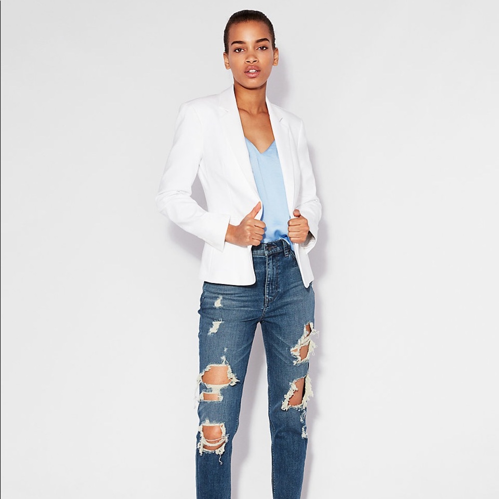 White Express Blazer